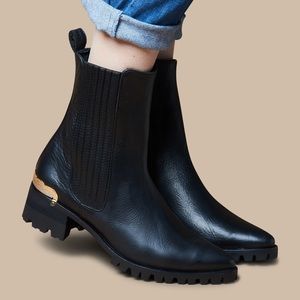 Breaking hearts & burning rubber motorcycle boot